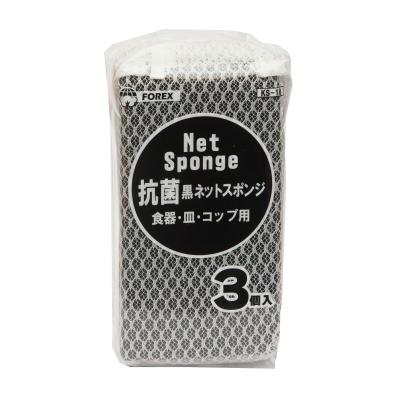 抗菌黒ネットスポンジ３個組