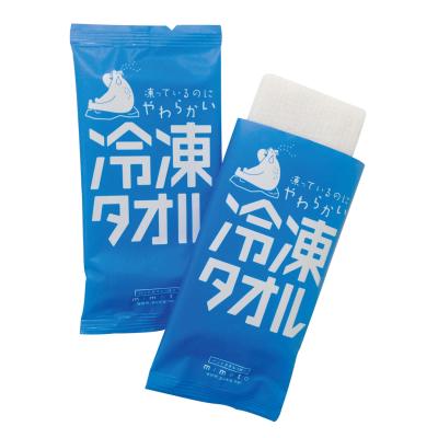 冷たいおしぼりタオル１枚（冷凍タオル）