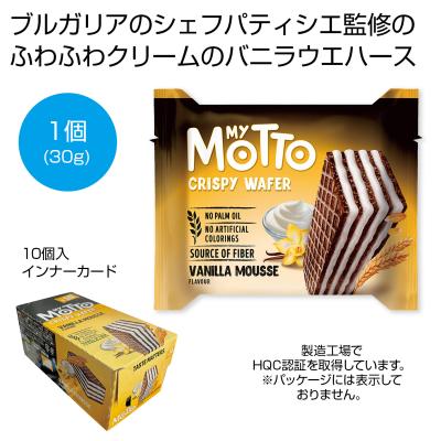 Ｍｙ　Ｍｏｔｔｏ　バニラムース３０ｇ１個