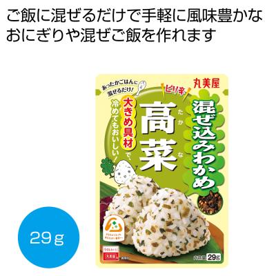 混ぜ込みわかめ　高菜２９ｇ
