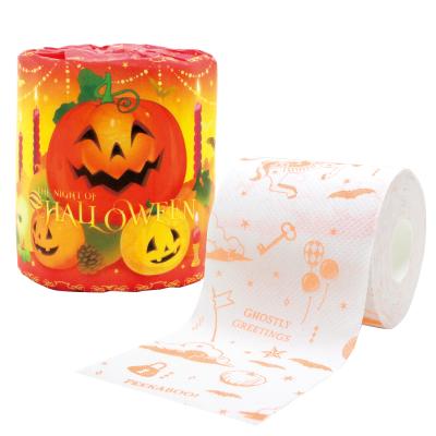 ２０２６ハロウィントイレットプリントロールダブル（２７．５ｍ）
